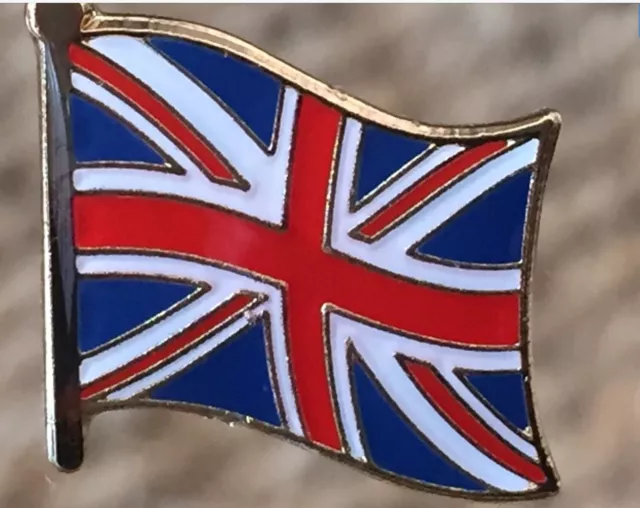 UK GREAT BRITAIN UNION JACK...Country metal /enamel lapel pin flag. Brand new.