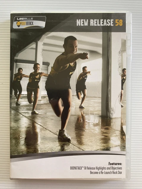 DVD / CD - LesMills BODYATTACK New Release 58 + Instructors Note (Les Mills)