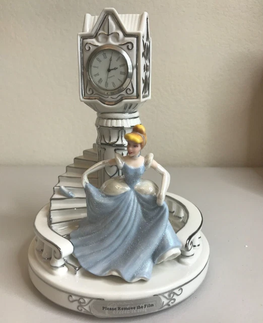 RARE WALT DISNEY CINDERELLA Clock Tower Music Box, music doesn't play £