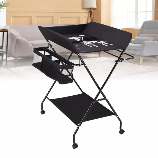 Wickeltisch klappbar Wickelkommode Mit Auflage Baby Wickelkombi Wickelauflage