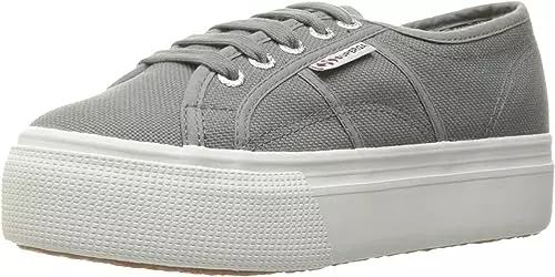 Superga 2790acotw Linea Up and Down Sneaker Grey/Sage ~ Size 8.5 M