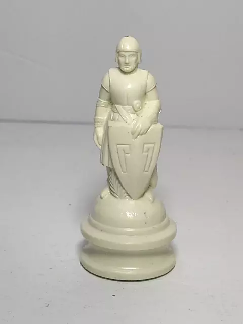 Renaissance Chess  E.S. LOWE 1970 WHITE PAWN  Replacement Piece --- 3 1/4"