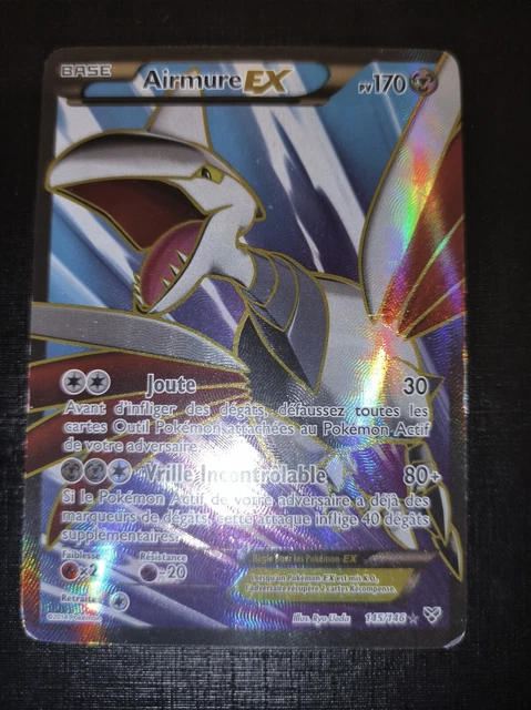 Carte Pokémon Airmure EX Full Art 145/146 XY Fr