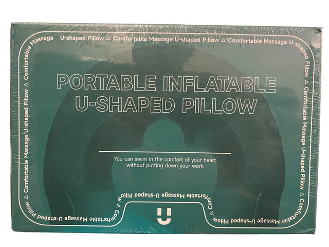 Portable Inflatable U-Shaped Pillow Comfortable Massage U-Shaped Pillow New