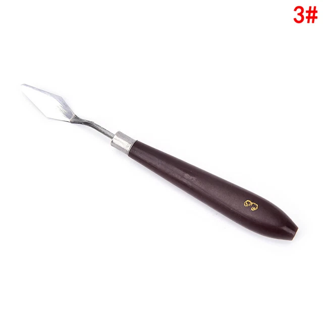 Stainless Steel Painting Palette Knife Oil Paint Spatula Mixing Scraper Tool bd