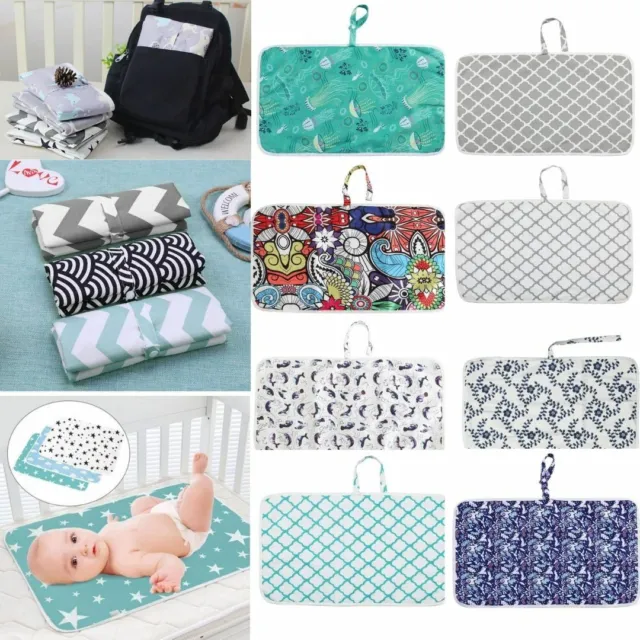 Baby Travel Mat Portable Foldable Waterproof Washable  Lightweight Many Styles