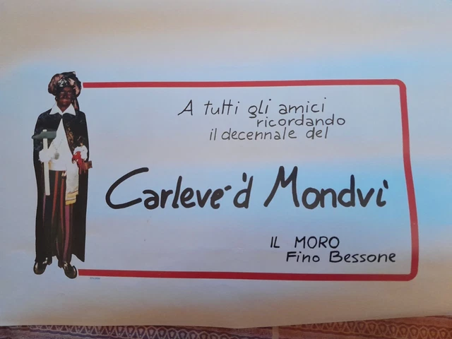 Mondovì. (Cuneo). Raro Poster. 1976. Carnevale. Illustr. Contri.