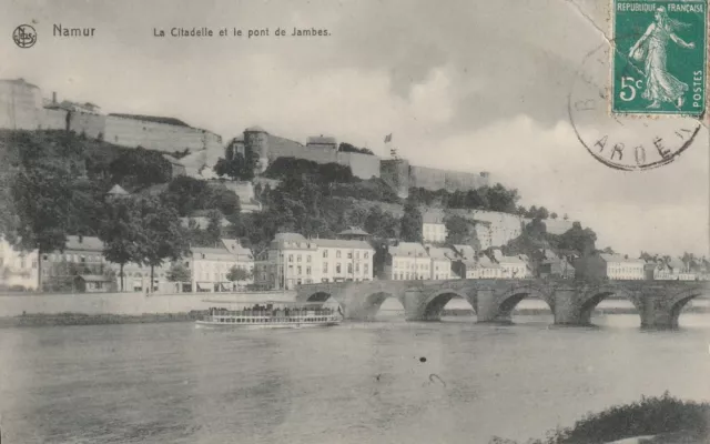 AD230 CPA BELGIQUE NAMUR La Citadelle et le Pont de Jambes