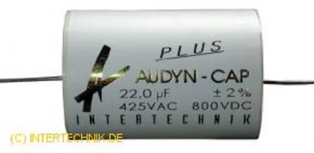 Condensatori Per Amplificatori Audio 2 Condensatori A Pellicola MKP Audyn-Cap QS6 0.33uF 600V, Alta Qualità Audio - Nuovi Condensatori Audyn-cap