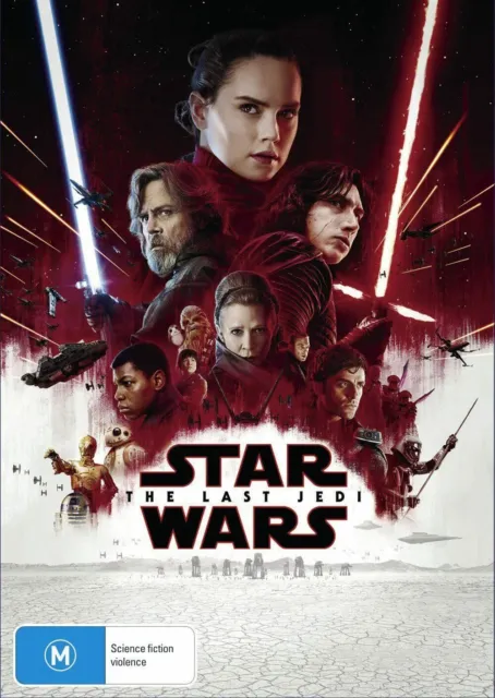 Star Wars - The Last Jedi DVD - Mark Hamill (Region 4, 2017) Free Post