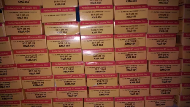 Kodak Super 8 Kodachrome K40 Movie Film 100 To Sell Refrig/Exp/ Per Box Price