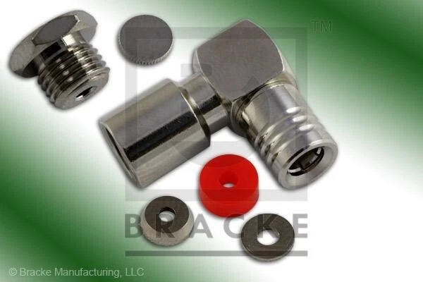 SMB Plug Right Angle Connector Clamp RG178, RG196 BM60364