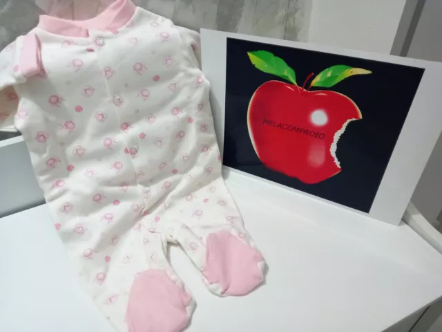 👶🍼Tutina  NEONATO Cotone PAW PATROL 1 MESE ROSA BAMBINA NASCITA PIGIAMA TUTA
