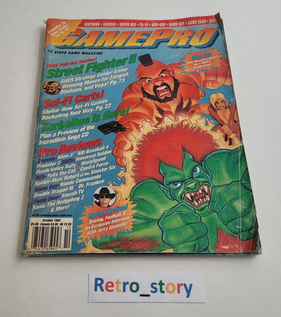 Magazine Gamepro N°39 - Octobre 1992 - Street Fighter II, Spider-Man