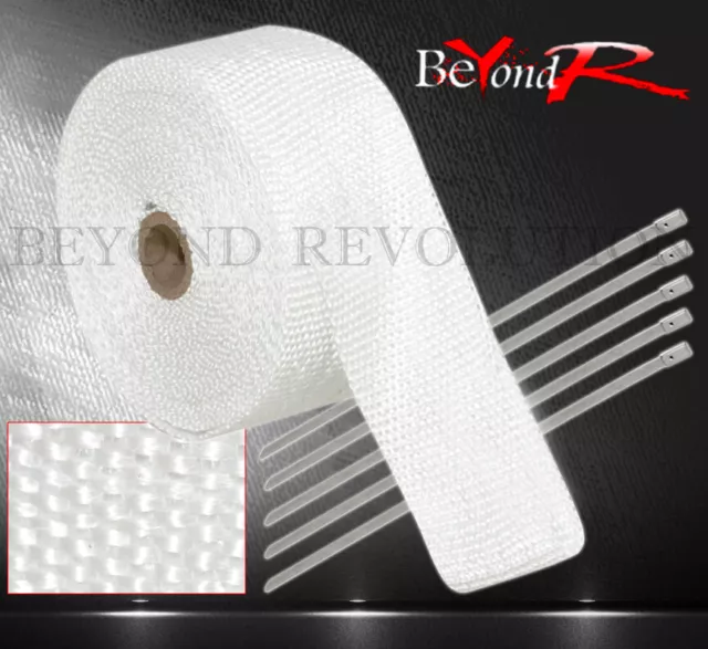 360" 30Ft Header Manifold Heat Wrap Shield Cover Insulation Reduction Wt