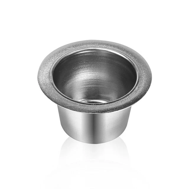 FITS FOR NESPRESSO Essenza Stainless Steel Reusable Coffee Capsule Cup