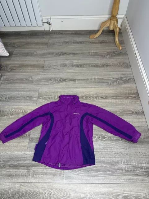 Mountain Warehouse waterproof jacket girl Size 7-8 Years purple