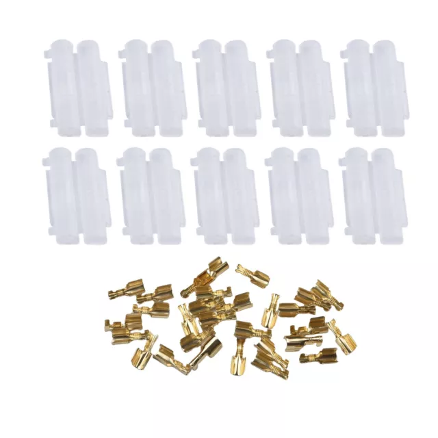 Versatile 10pc In Line Fuse Holder Crimp Peanut Flip Shell Design/ Easy To Use