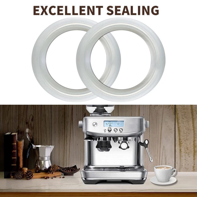2-Pack - 50mm Silicone Steam Ring Group Gasket Replacement - Compatible with Breville Café Roma (ESP8), 800ES, ESP6 & BES200/250/400/800/820/830