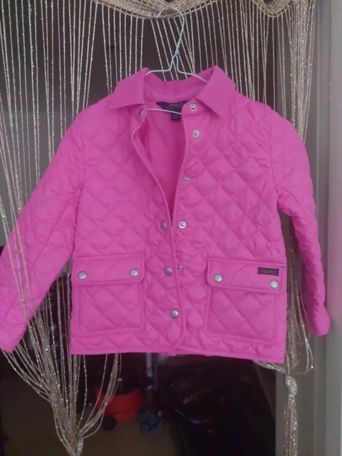 Girls Ralph Lauren Jacket Age 5 Pink quilted jacket 