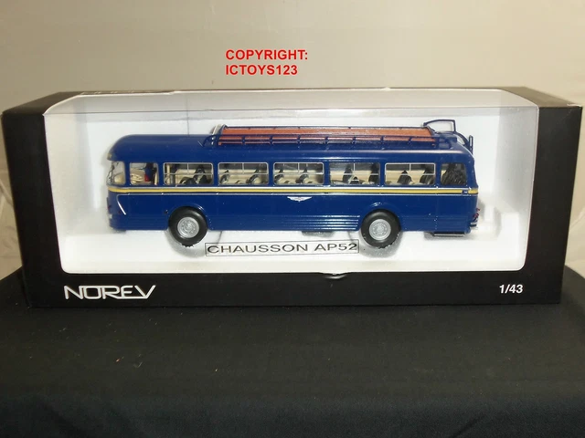 Norev - Autobus Chausson AP 52 Citram - neuf en boite, Vente aux enchères : Jouets - Trains - Poupées - Automates