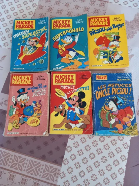 MICKEY PARADE LOT De 6 EUR 5,00 PicClick FR