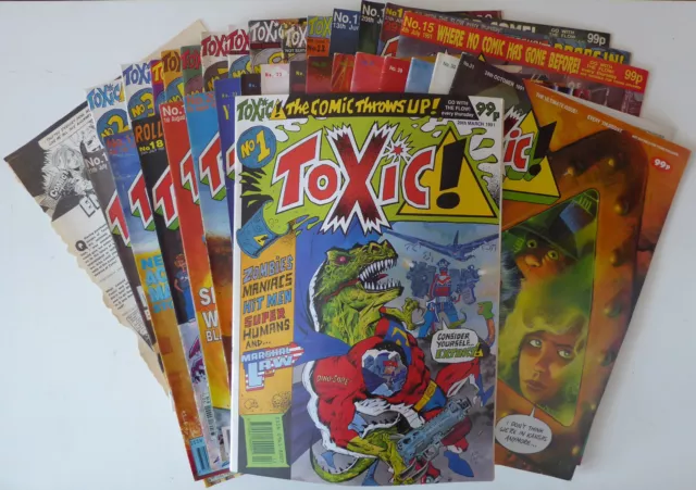 Toxic! comic complete set (issue 1 – 31 + Extra) Marshal Law O'Neill Mills Bogie