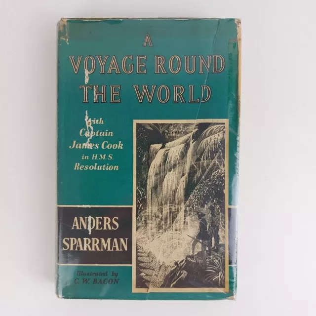 A Voyage Round The World with Captain James Cook Hardcover Book Anders Sparrman