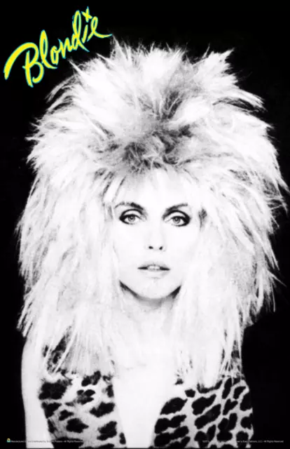 Blondie - Debbie Harry Big Hair with Logo Mini Poster - Laminated 11.5" x 17.5"