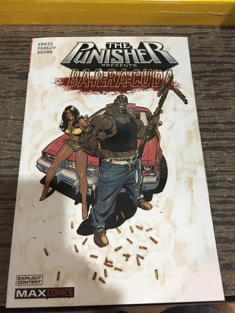 The Punisher Presents Barracuda TPB Garth Ennis Goran Parlov MARVEL MAX BRAND NE