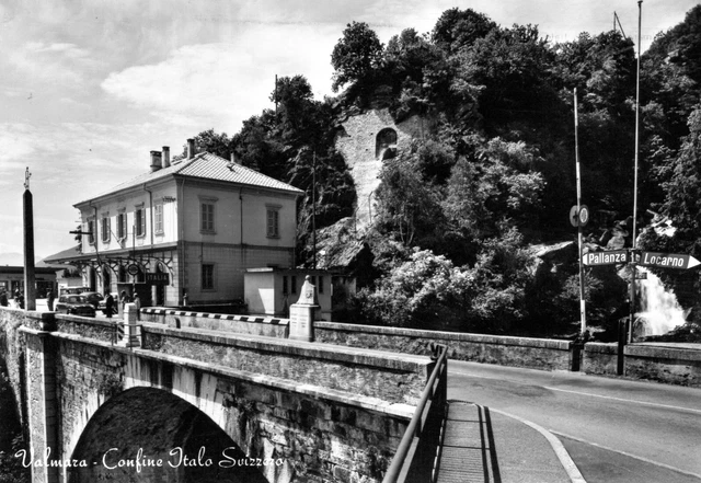 Cartolina Valmara Confine Italo Svizzero Viagg.1963