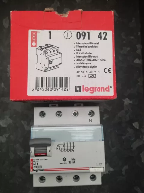Legrand 09142 63a 30ma FI-Schalter