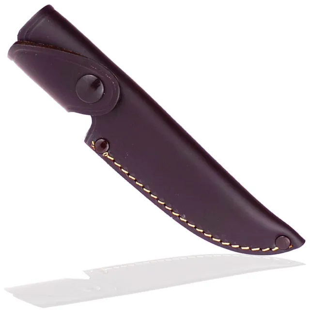 Brown Leather Knife Sheath - Suitable for Many Knives Length 10cm