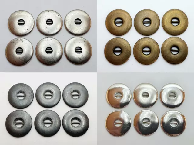6 Stück Metallknöpfe Knopfe Knöpfe 20mm, 2cm Metall Antik Hohe Qualität