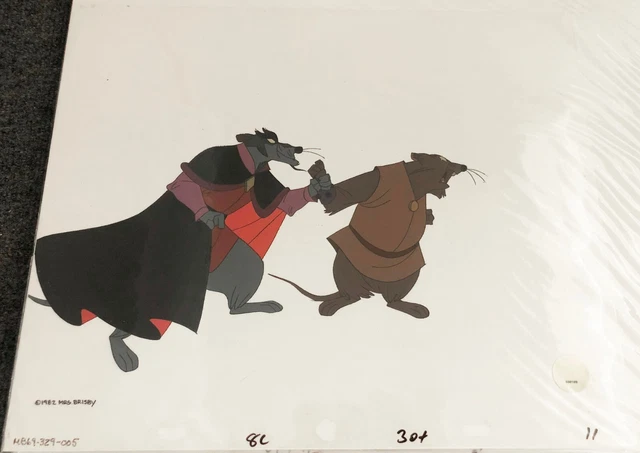 Don Bluth Secret of NIMH Jenner 1982 Cartoon Production Animation Cel 329-005