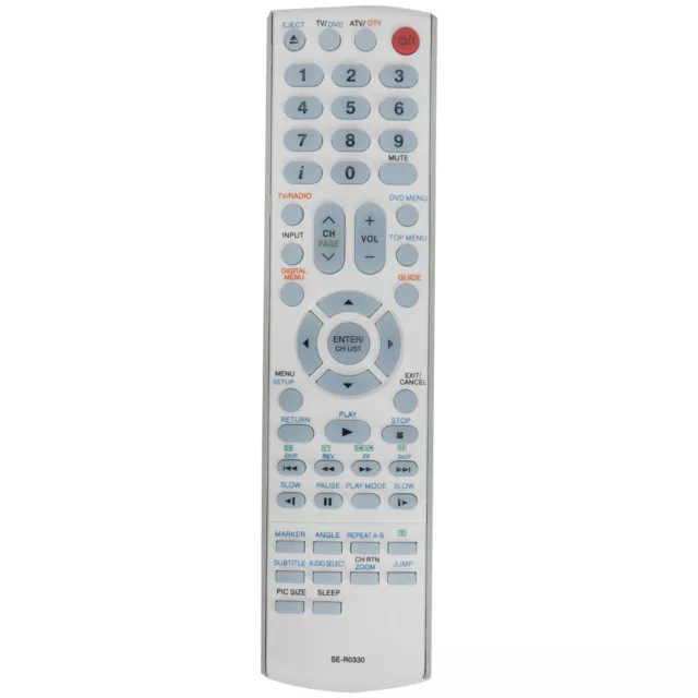 SE-R0330 Remote Control for Toshiba 19dv734g 22dv734g 26DV733G 32DV733R 32DV713B