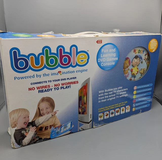 RARE BUBBLE DVD Interactive Games Console with Noddy Game Boxed £49.99