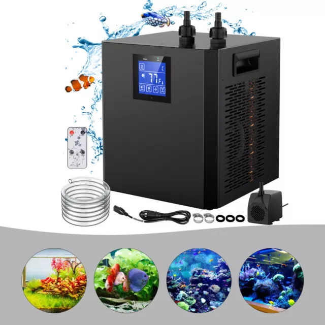 79 Gal 1/3 HP Aquarium Chiller Hydroponic 300L Water Chiller Fish Tank Cooler