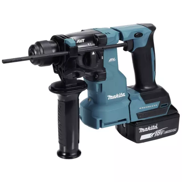 Makita DHR183RTWJ -Marteau perforateur-burineur sans fil 18 V 5.0 Ah Li-Ion 500