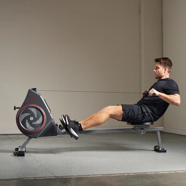 Sunny Health Fitness Air+Magnetic Rowing Machine w/SunnyFit® App - SF-RW520008