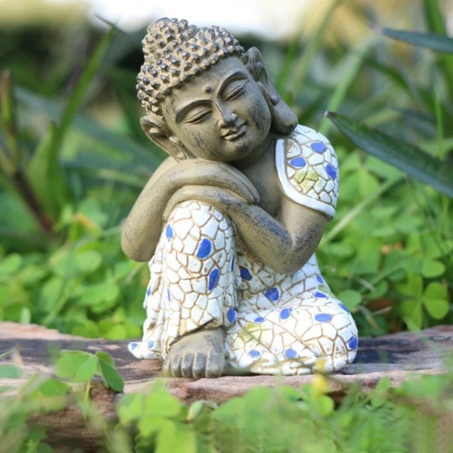 polyrésine Figurine Bouddha statue ornements Ornement de cour Décor de jardin