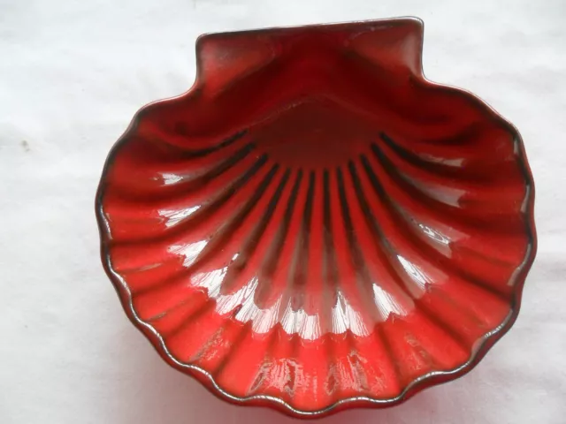 Portmeirion Red Dragon Scallop Dish