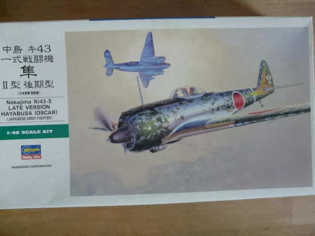 Maquette Avion HASEGAWA 1/48 Ref 9082/JT82 Nakajima Ki43-II Late version Hayabus