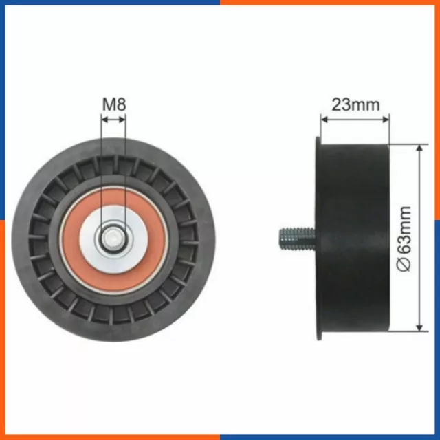 Galet tendeur de courroie d'accessoire pour CHEVROLET | V55312, VKM25152, Z80158