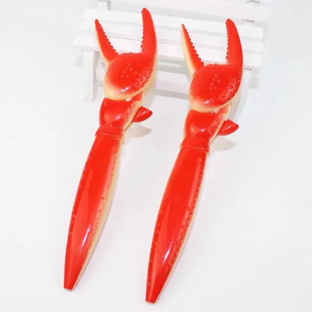 1pc Fun Lobster Paw Ballpoint Pen Personality Crab Clip Pliers Pen Cute Suppl P^