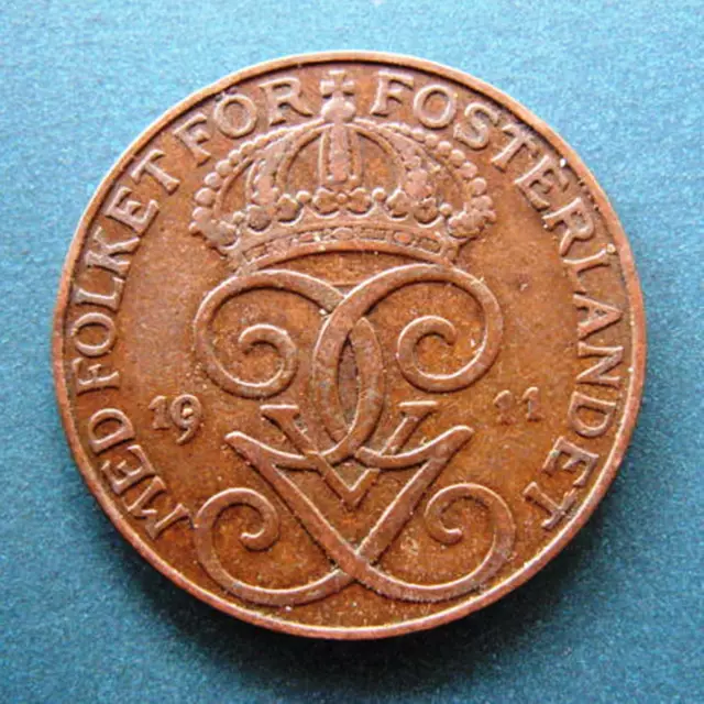 Sweden - 1911+1913X2+1919+1920 - 5 Ore - HG - 5 coins lot