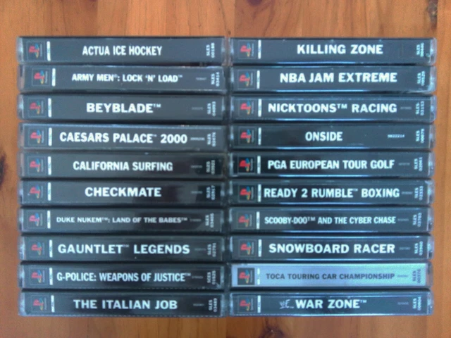 Video Games Bundle Collection Sony PlayStation One PS1