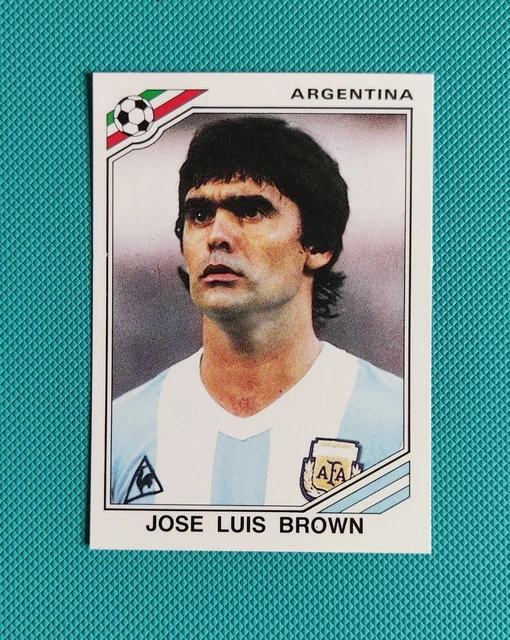 Argentina (Jose Luis Brown) - Panini Mexico 86 World Cup Story Sticker Argentina (Jose Luis Brown) - Panini Mexico 86 World Cup Story Sticker