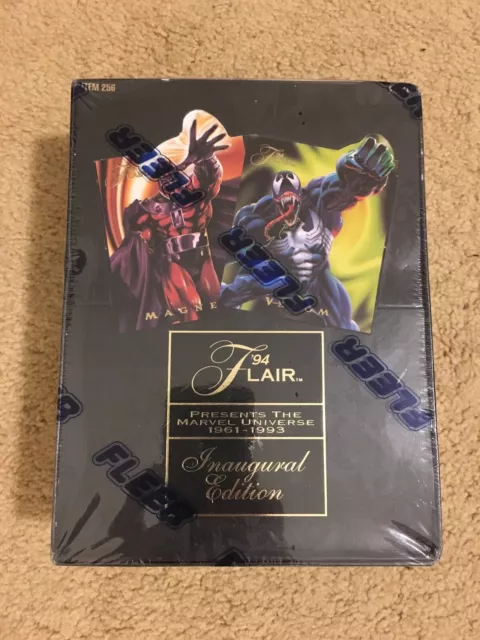 1994 Marvel Flair Annual Trading Cards SEALED UNOPENED BOX - 24 Packs! - Fleer