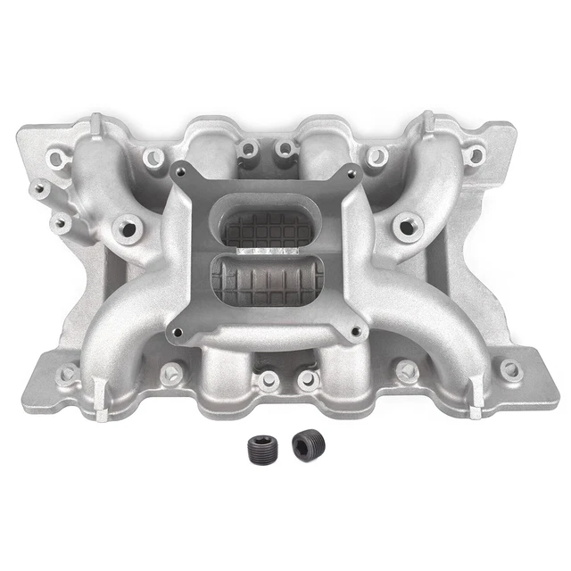 AIRGAP DUAL PLANE Aluminum Intake Manifold 7564 for Small Block Ford